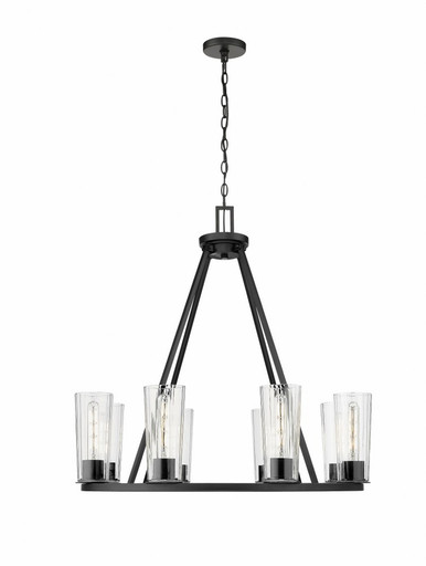 Titus 8 Light Chandelier 26.5 Inches Tall and 33 Inches Wide by Z-Lite - 826-8