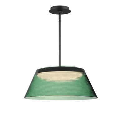 Jensen 28W 1 LED Pendant 7.5 Inch Tall and 18 Inch Wide by ET2 - E22088
