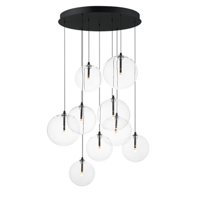 Global 1.8W 9 LED Pendant 8 Inch Tall and 22.25 Inch Wide by ET2 - E25077-18