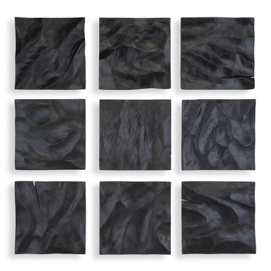 Malosi Wall Decor (Set of 9) 11.8 Inch Tall and 11.8 Inch Wide by Uttermost - 04377