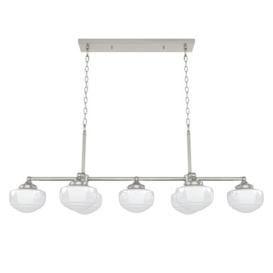 Saddle Creek 7 Light Oversized Linear Chandelier by Hunter SCLCH7 - SCLCH7