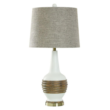 Pale Wood 2 Light Table Lamp 32.5 Inch Tall and 16 Inch Wide by Stylecraft - L333813DS