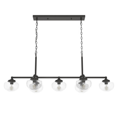 Saddle Creek 7 Light Oversized Linear Chandelier by Hunter SC7194LC - SC7_194_LC