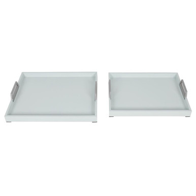 Perry Tray (Set of 2) 4.33 Inch Tall and 17.91 Inch Wide by Stylecraft - NWA721231DS
