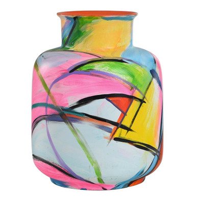 Cana Vase 15.75 Inch Tall and 12.2 Inch Wide by Harp and Finial - HFA11704DS