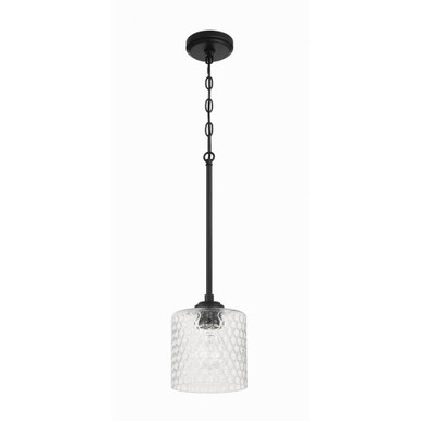 Claire 1 Light Mini Pendant 21.75 Inch Tall and 6.5 Inch Wide by Craftmade - 60591