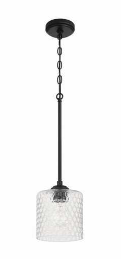 Claire 1 Light Mini Pendant 21.75 Inch Tall and 6.5 Inch Wide by Craftmade - 60591