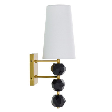Aragon 1 Light Wall Sconce 22.75 Inch Tall and 10 Inch by Harp and Finial - HFL57170DS