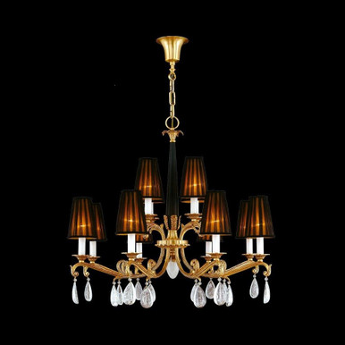 Mariner Luxury 108W 12 LED Chandelier 34.25 Inch Wide by Fine Art - 19491-0-55