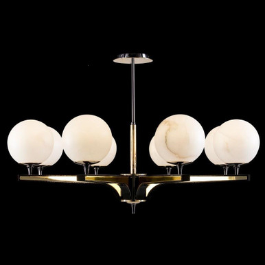 Mariner Luxury 72W 8 LED Chandelier 18 Inch Tall X 50 Inch Wide by Fine Art - 20220-0-591