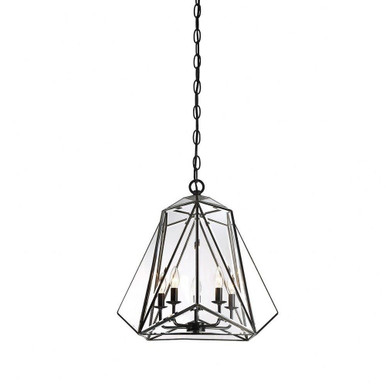 Glacier 5 Light Round Pendant 21 Inch Tall and 21.25 Inch Wide by Eurofase - 31646-017