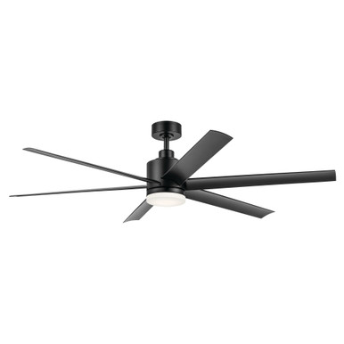 Loa 6 Blade Ceiling Fan with Light Kit 15 Inch and 65 Inch Wide by kichler - 310765