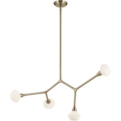 Cassius 5W 4 LED Large Chandelier 19.75 Inch and 5.25 Inch Wide by Kichler - 52762