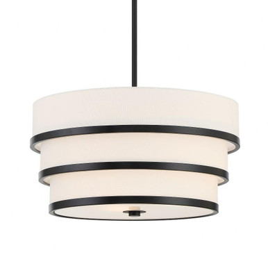 Malcolm Glebe - 3 Light Pendant-22 Inches Tall and 18 Inches Wide - 57-BEL-5018458