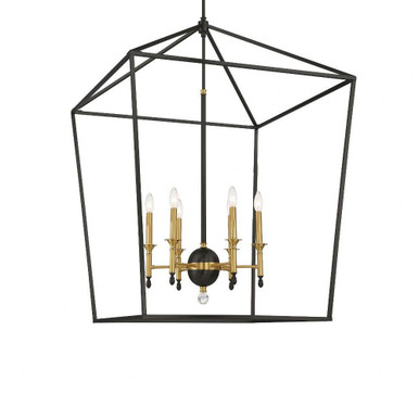 Southwell Market - 6 Light Pendant-44.13 Inches Tall and 32 Inches Wide - 57-BEL-5018426