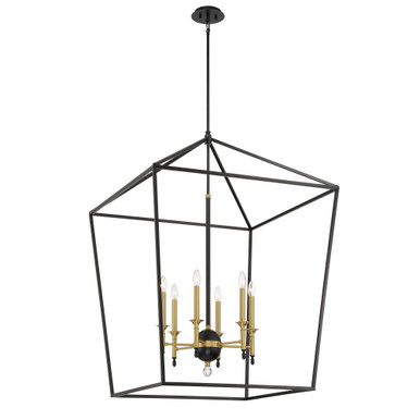 Southwell Market - 6 Light Pendant-44.13 Inches Tall and 32 Inches Wide - 57-BEL-5018426
