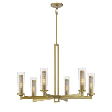 Courtlands Lane - 6 Light Chandelier-23.75 Inches Tall and 32 Inches Wide - 57-BEL-5018444