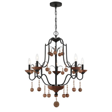 Chatham Acres - 5 Light Chandelier-31.75 Inches Tall and 28 Inches Wide - 57-BEL-4822450