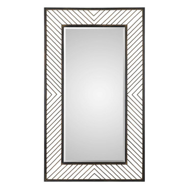 Karel 76 Inch Chevron Mirror by Uttermost - 09245