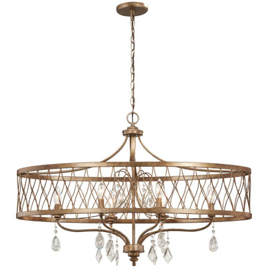 Walden Beeches - 6 Light Island in Traditional Style - 23.5 inches tall by 15.75 inches wide - 57-BEL-2254811