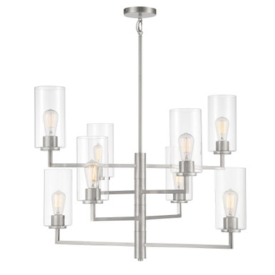 Golden Lane - 8 Light Chandelier-26.25 Inches Tall and 34.25 Inches Wide - 57-BEL-5018548
