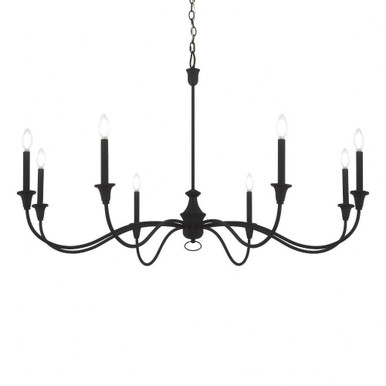 Tudor Hey - 8 Light Chandelier-31.25 Inches Tall and 48 Inches Wide - 57-BEL-5018604
