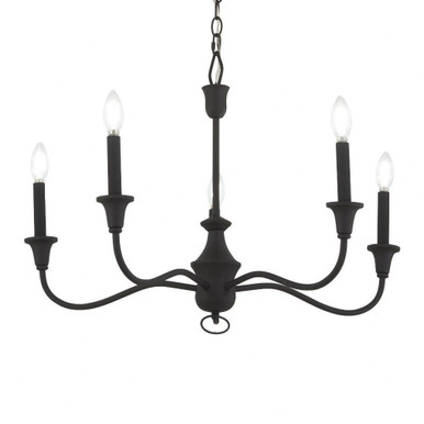 Tudor Hey - 5 Light Chandelier-20.5 Inches Tall and 28 Inches Wide - 57-BEL-5018603