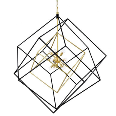 St Catherines Field 15 Light Oversized Pendant by Bailey Street Home - 116-BEL-4535881