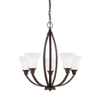 Bowling Green Hawthorns - Five Light Chandelier - 73-BEL-1795744