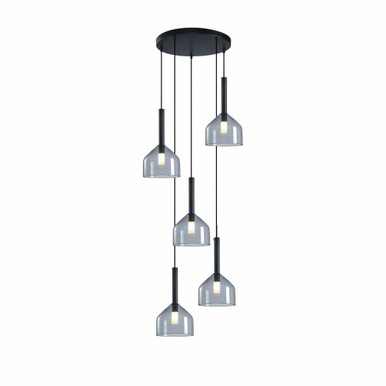 Kali 5 Light Medium Chandelier by Artcraft - AC11955BK