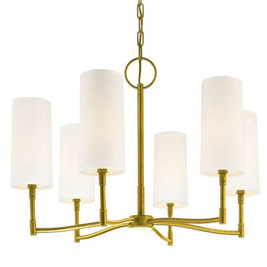 Dillon 6 Light Medium Chandelier by Hudson Valley - 366
