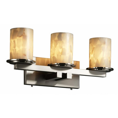 Alabaster Rocks Dakota 3 Light Vanity Light by Justice Design - ALR-8773-10