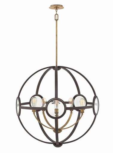 Fulham 5 Light Large Chandelier by Hinkley - 3925