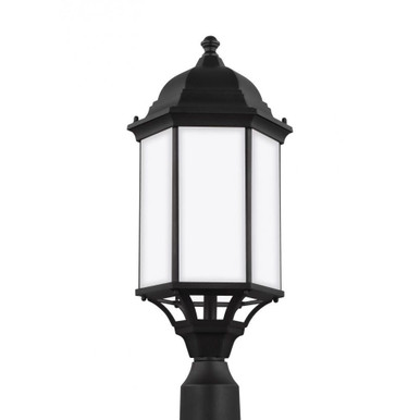 Rachel Drive - 9.3W 1 LED Large Outdoor Post Lantern in Traditional Style - 9.38 inches wide by 22.13 inches high - 73-BEL-4169689