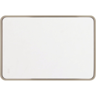 Monica 40W 1 LED Framed Rounded Rectangular Edge Lit Mirror by Craftmade - MIR2403RRT