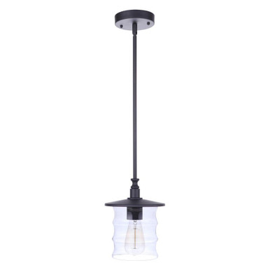 Canon 1 Light Outdoor Pendant 9.65 Inch Tall and 7.5 Inch Wide by Craftmade - ZA3611