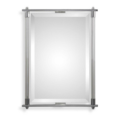 33.5 Inch Modern Rectangular BeveLED Mirror by Bailey Street Home - 208-BEL-1629459