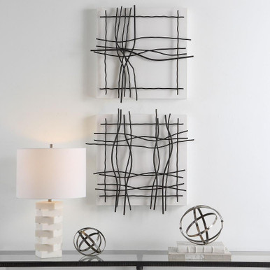 Merton Loan 22.88 Inch Wall Decor (Set of 2) by Bailey Street Home - 208-BEL-4944116