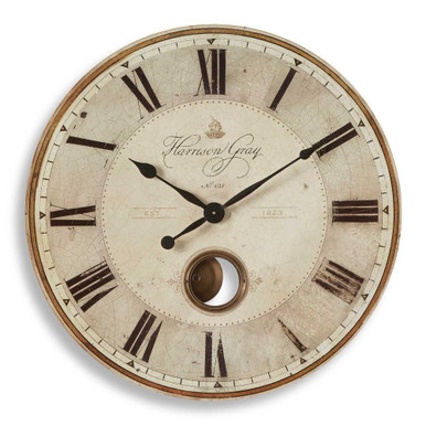 Rustic 30 Inch Wall Clock by Bailey Street Home - 208-BEL-1046229