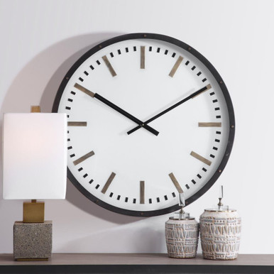 31.75 Inch Large Contemporary Wall Clock by Bailey Street Home - 208-BEL-3825904