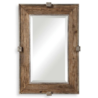37.25 Inch Rustic Rectangular Mirror by Bailey Street Home - 208-BEL-3315316
