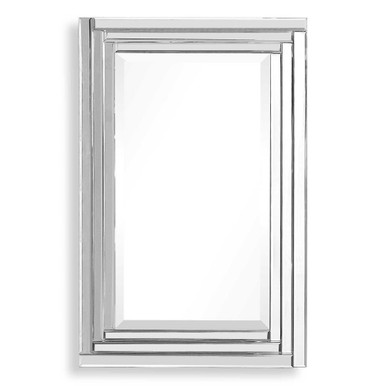 34 Inch Modern Rectangular Frameless BeveLED Mirror by Bailey Street Home - 208-BEL-3825400