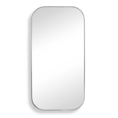 41 Inch Modern Rounded Rectangle Wall Mirror by Bailey Street Home - 208-BEL-4529493