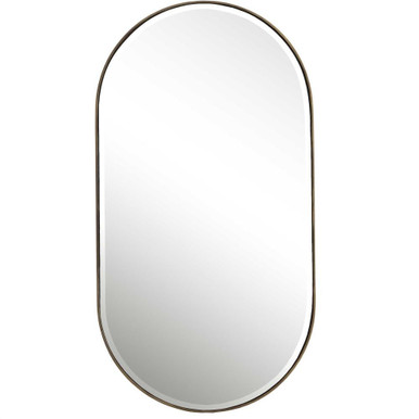 Burnside Wynd Oval Mirror 40 Inch Tall X 21 Inch Wide by Bailey Street Home - 208-BEL-4971990