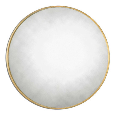Colchester North 43 Inch Antique Round Wall Mirror by Bailey Street Home - 208-BEL-1771735