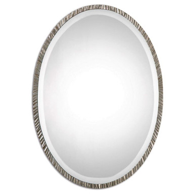 28 Inch Modern Oval Wall Mirror by Bailey Street Home - 208-BEL-1874117