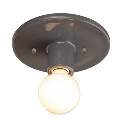 Radiance 1 Light 5.7 Inch Tall Modern Flush Mount by Justice Design - CER-6275