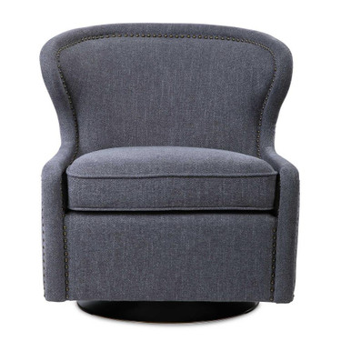 Goose Lanes 32 Inch Swivel Chair by Bailey Street Home - 208-BEL-4190615