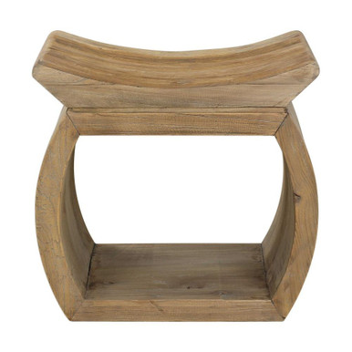 Harefield Las 18 Inch Elm Accent Stool by Bailey Street Home - 208-BEL-3314808