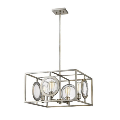 Port 4 Light Pendant 21.75 Inch Wide by 11 Inch High by Z-Lite - 448-20